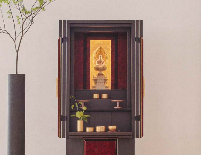 家具調上置仏壇-伝心箔艶のイメージ